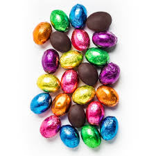 Dark Chocolate Foiled Easter Eggs (6oz)