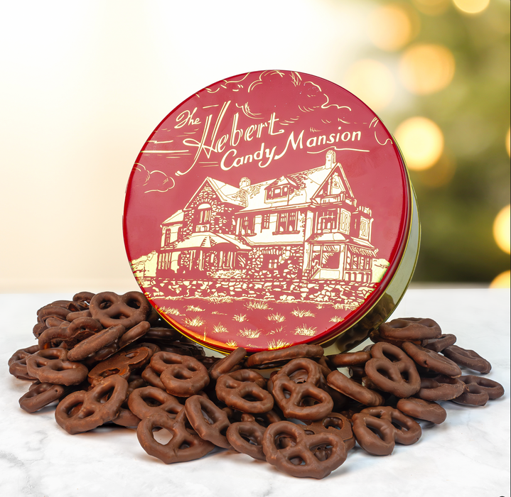 Milk & Dark Chocolate Pretzel Tin