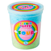 Pucker Puffs Rainbow Sour Cotton Candy — Hebert Candies & Gifts